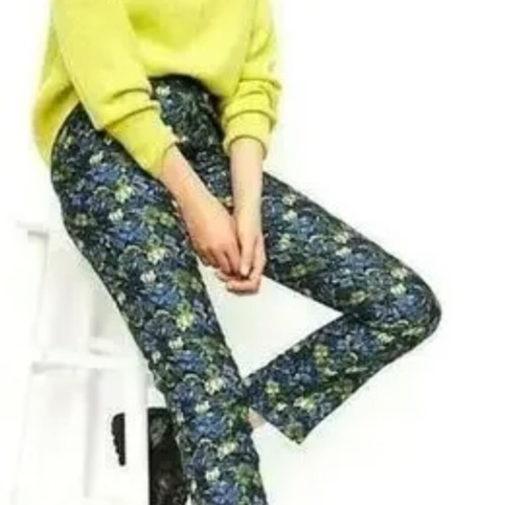 Current Air Bluebell Jacquard Tapestry Pants | Women’s Size M | Anthropologie